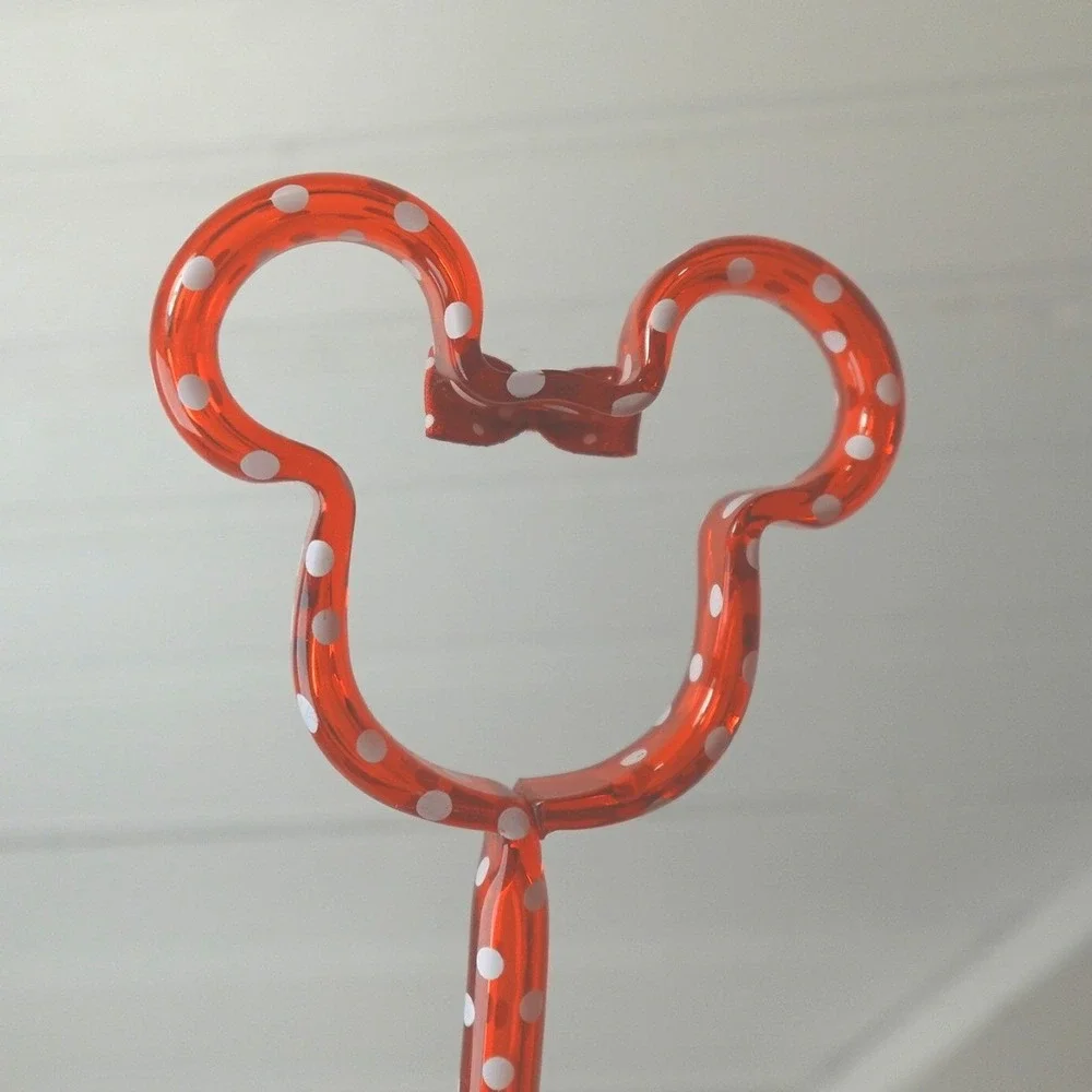 Disney Parks Minnie Mouse Pen Red & White Bow Authentic Collectible Memorabilia
